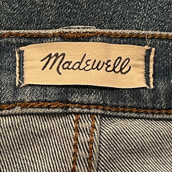 Madewell Cali Demi Boot Jeans in Dorrance Wash TENCEL Denim Edition Size 28 - Picture 6 of 12